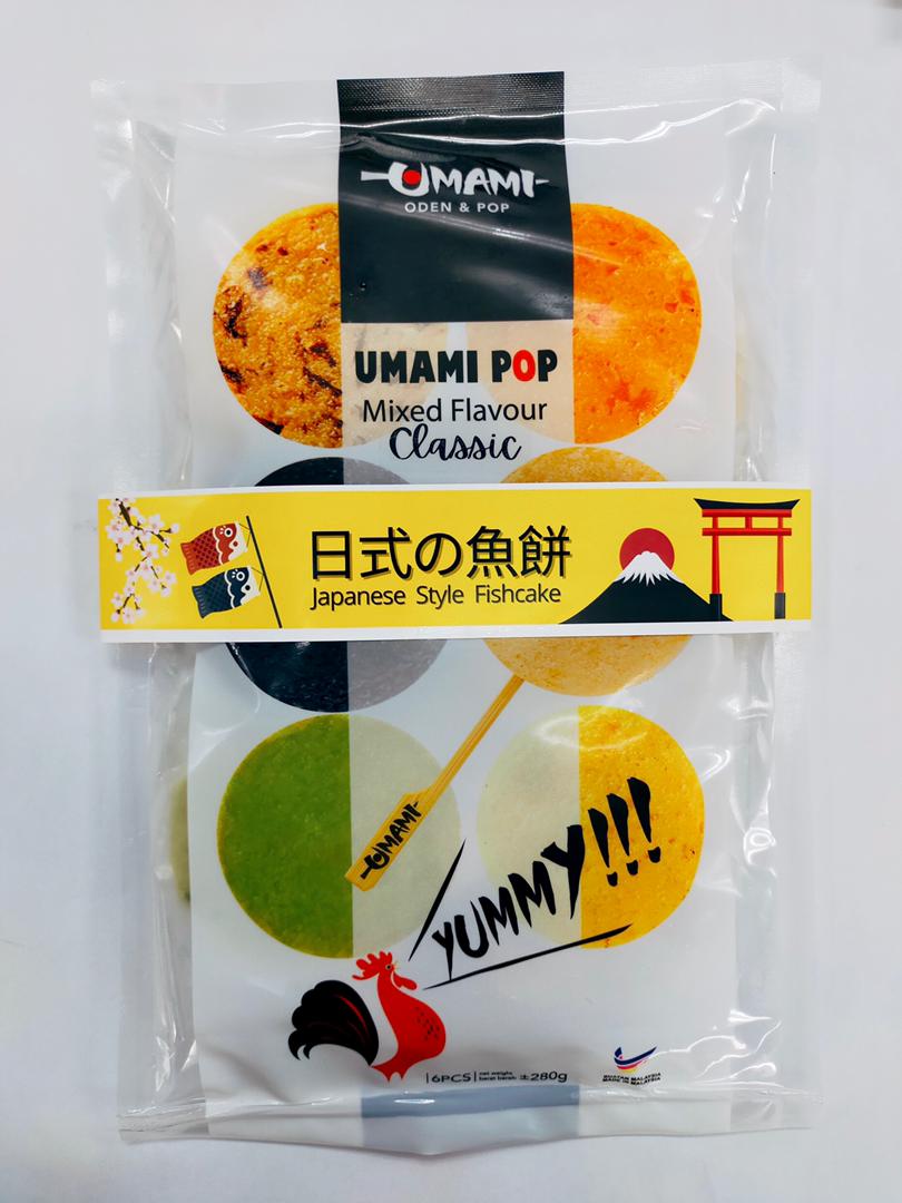 UMAMI POP FROZEN FISHCAKE CLASSIC PACK 多元口味冷冻鱼饼