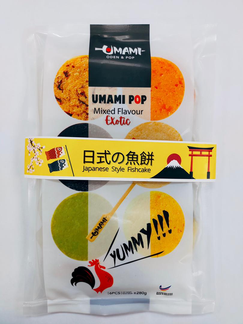 UMAMI POP FROZEN FISHCAKE EXOTIC PACK 多元口味冷冻鱼饼